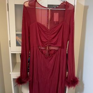 Fashion Nova red dress